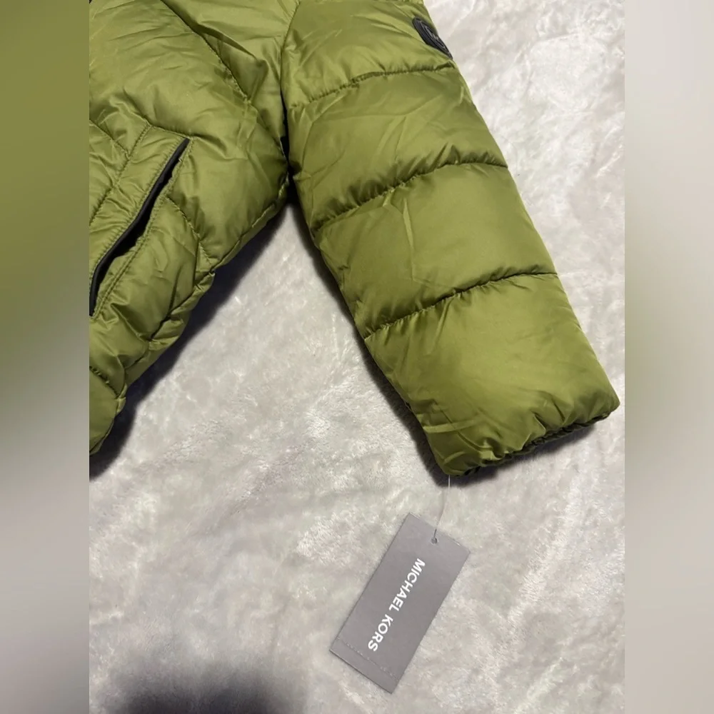 Michael Kors Olive Puffer Jacket